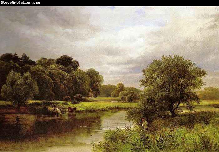 unknow artist Fishing on the Trent  by George Turner.